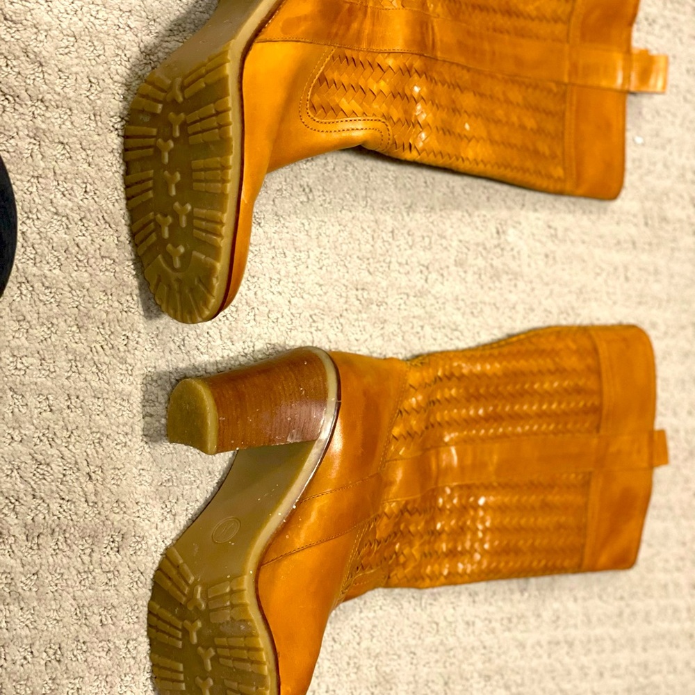 Cole Haan camel colored boots